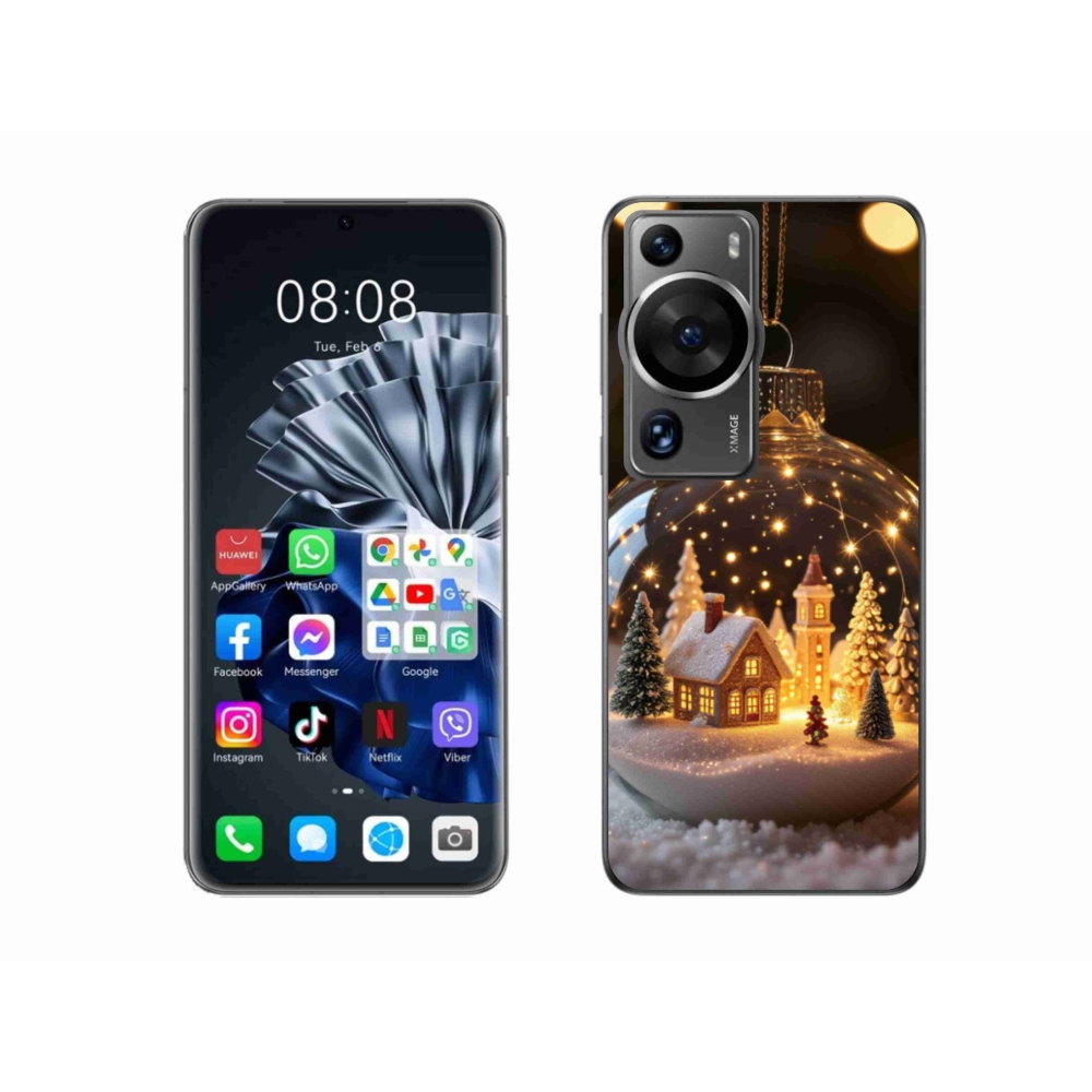 Gélový kryt mmCase na Huawei P60 Pro - vianočné gule 3