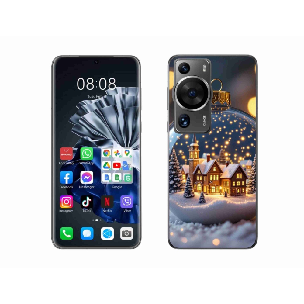 Gélový kryt mmCase na Huawei P60 Pro - vianočné gule 4