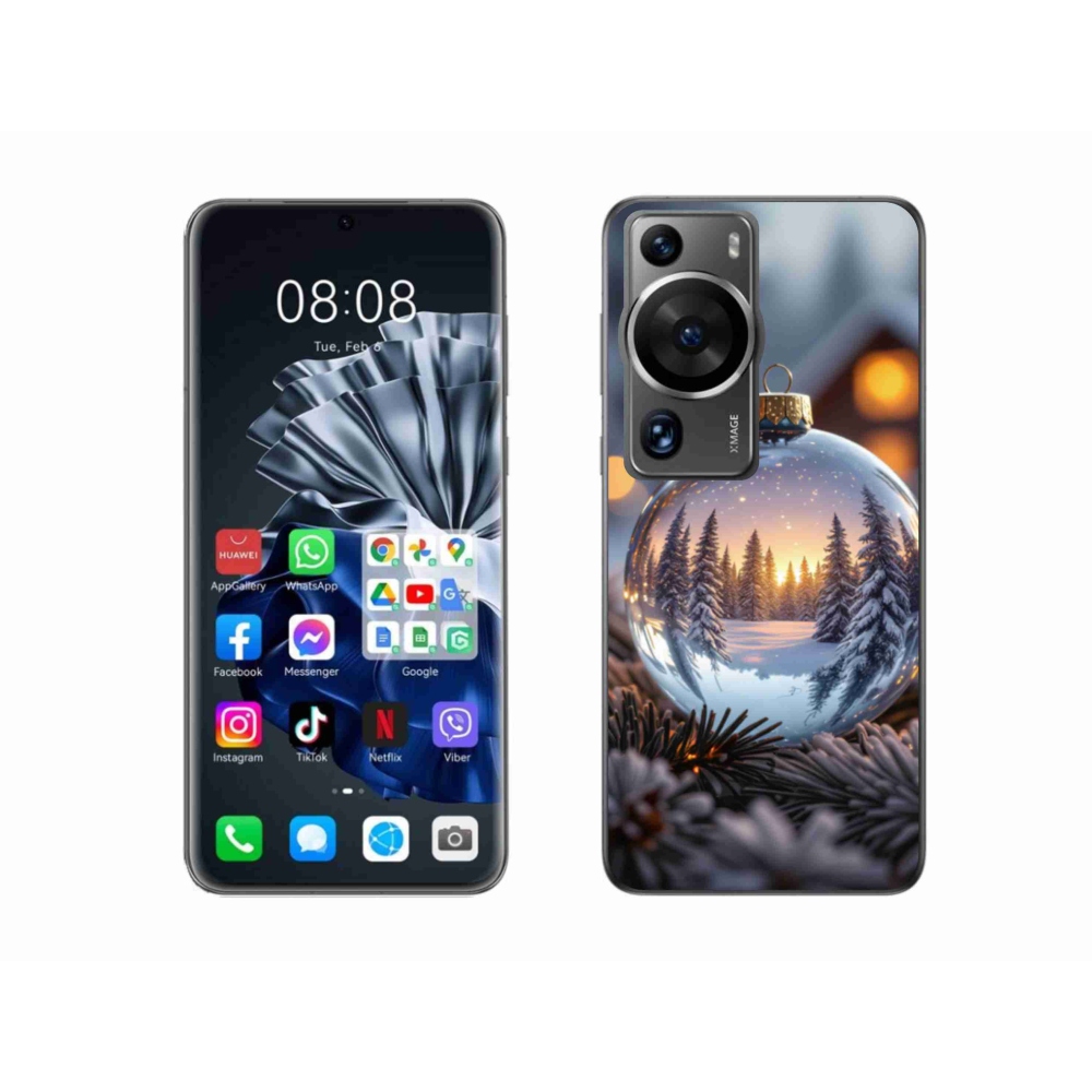 Gélový kryt mmCase na Huawei P60 Pro - vianočná ozdoba