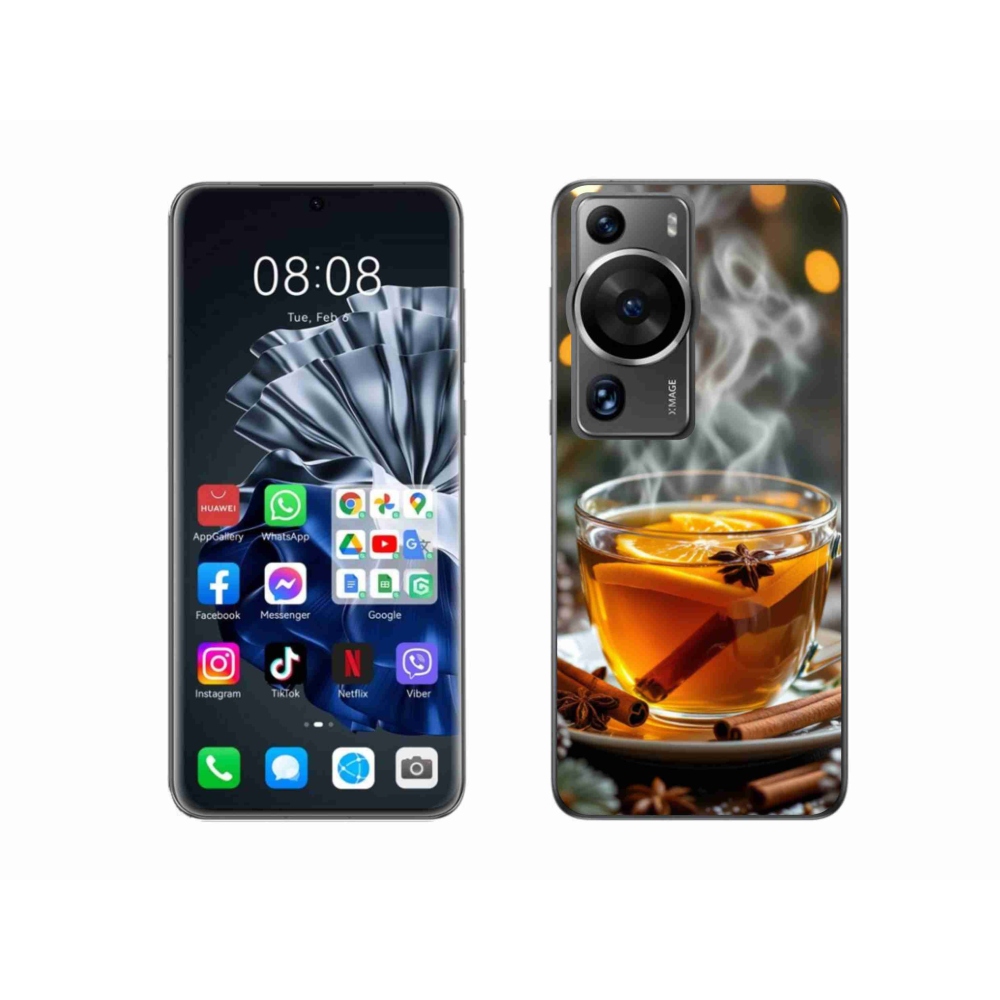 Gélový kryt mmCase na Huawei P60 Pro - vianočný punč
