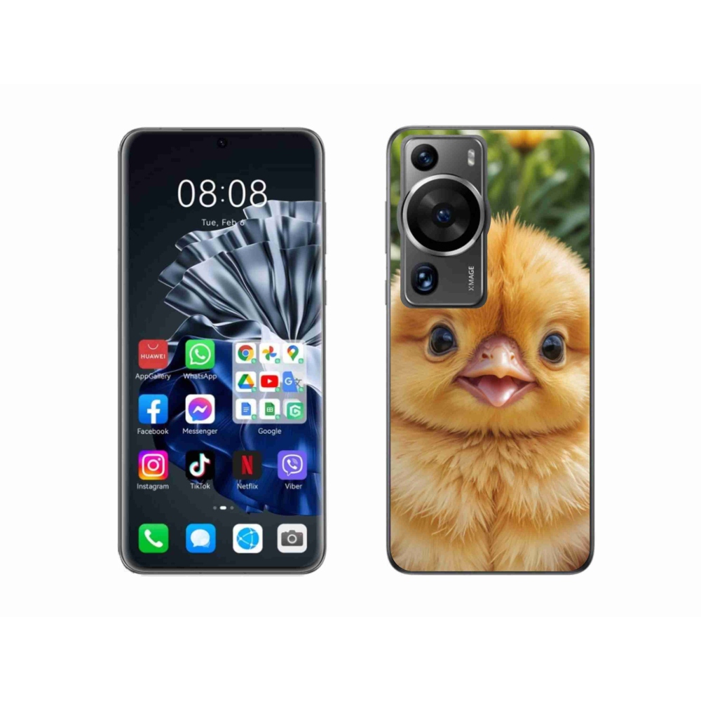 Gélový kryt mmCase na Huawei P60 Pro - veselé kuriatko
