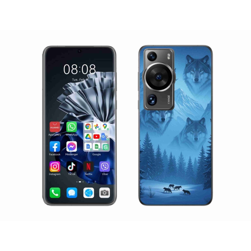 Gélový kryt mmCase na Huawei P60 Pro - vlčia svorka