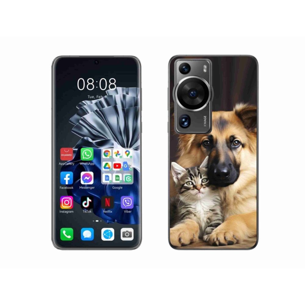 Gélový kryt mmCase na Huawei P60 Pro - zvieracie priateľstvo