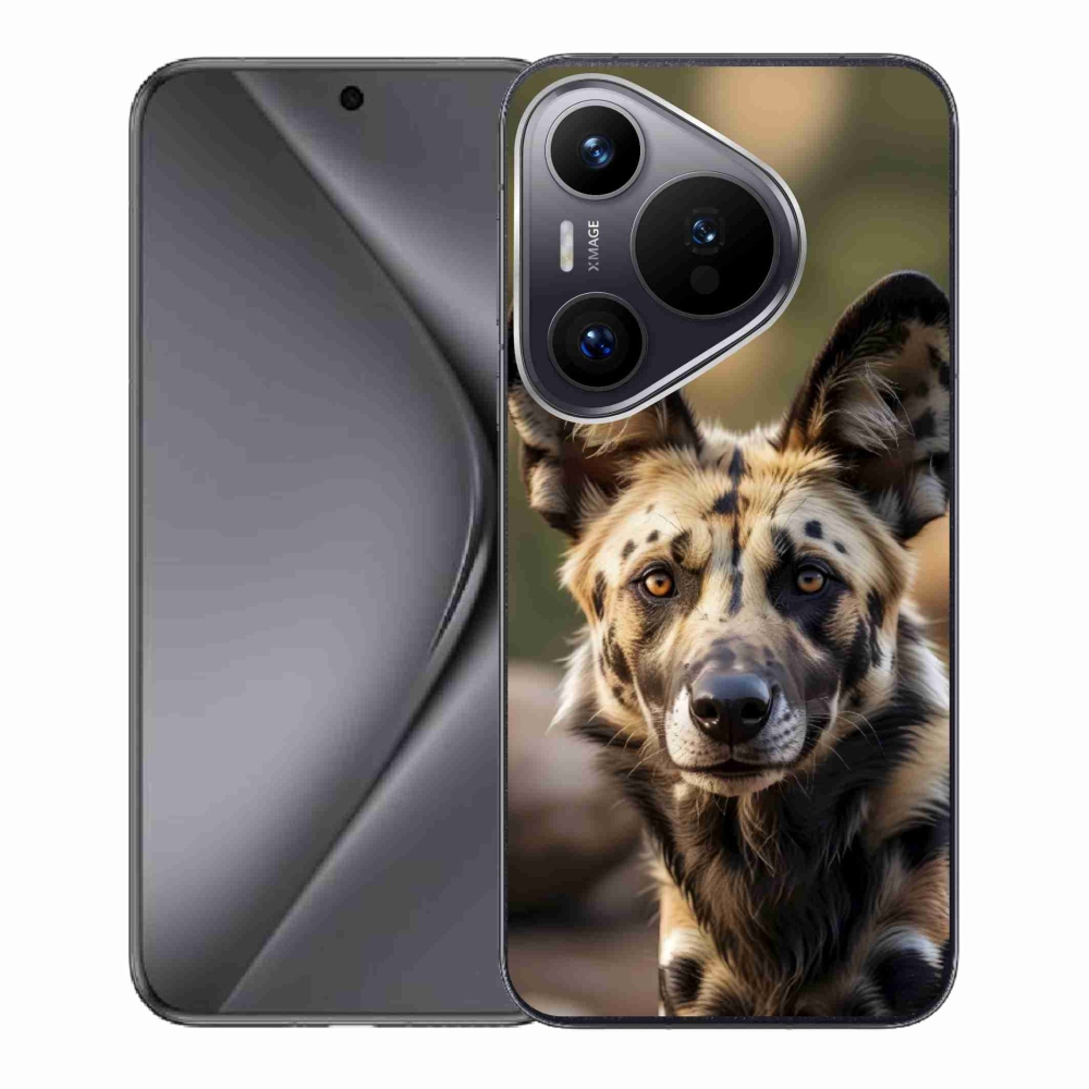 Gélový kryt mmCase na Huawei Pura 70 - africký divoký pes