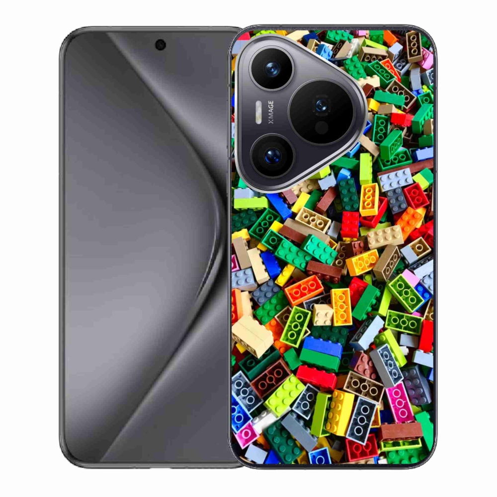 Gélový kryt mmCase na Huawei Pura 70 - farebné stavebné kocky