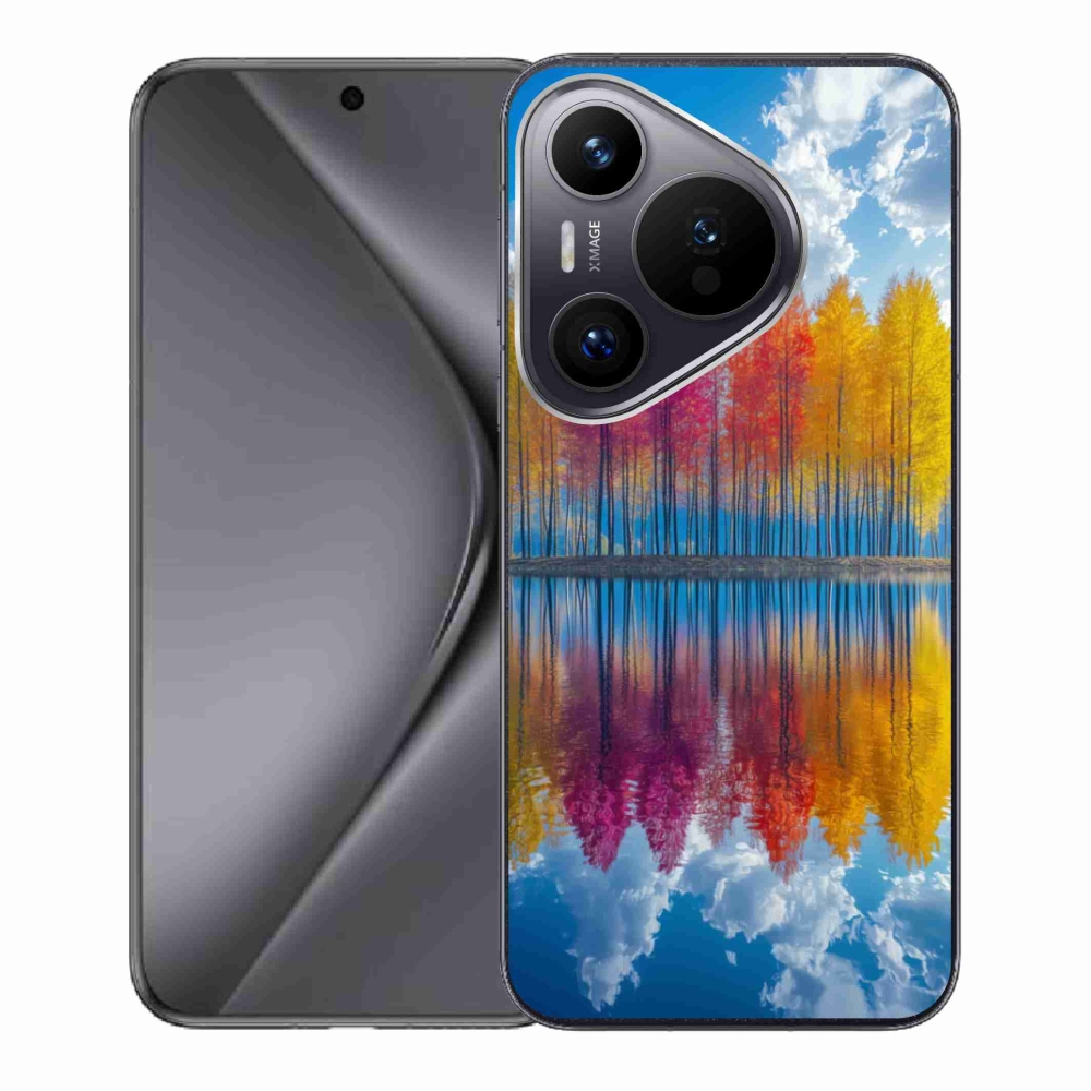 Gélový kryt mmCase na Huawei Pura 70 - farebné stromy