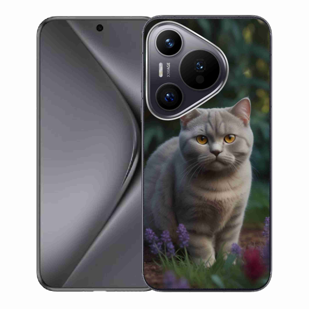Gélový kryt mmCase na Huawei Pura 70 - britská mačka
