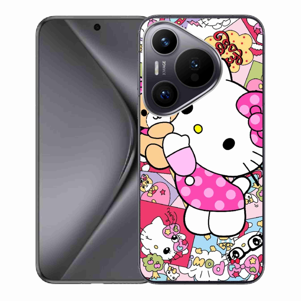 Gélový kryt mmCase na Huawei Pura 70 - cute kitty