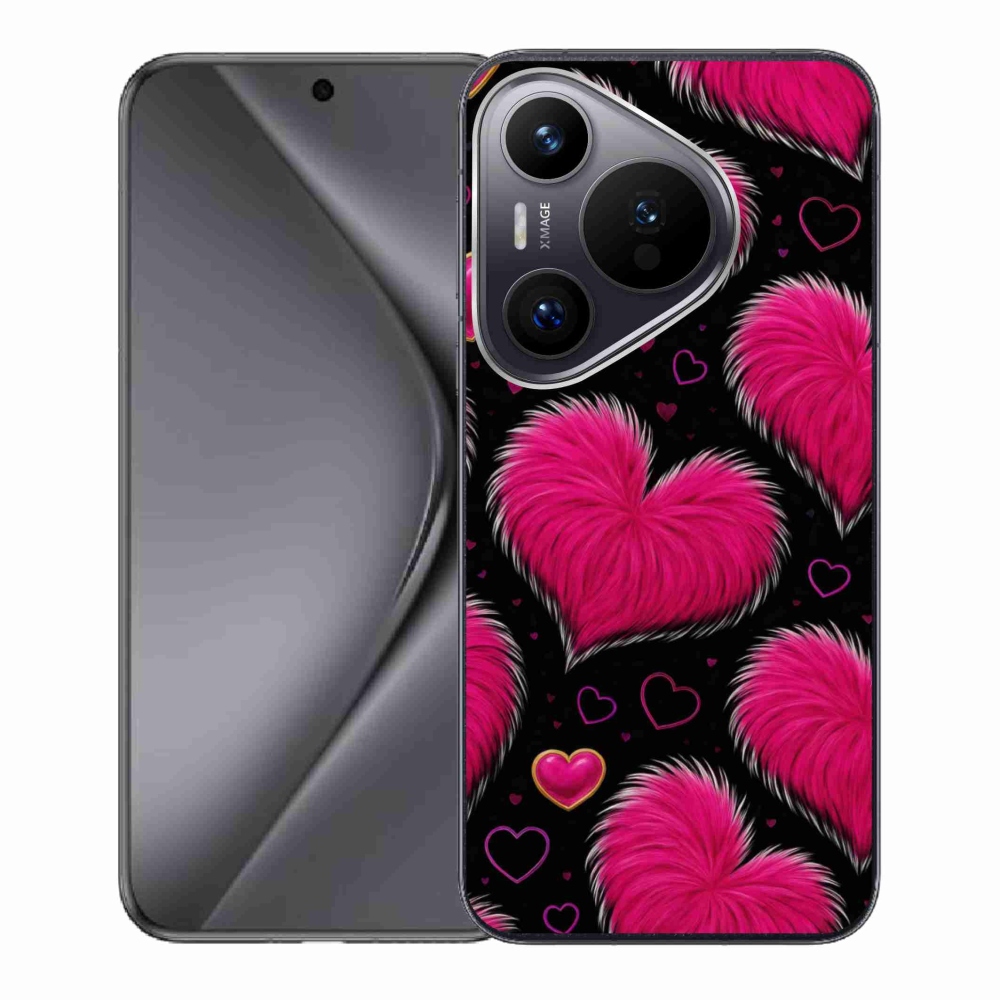 Gélový kryt mmCase na Huawei Pura 70 - hebké srdce