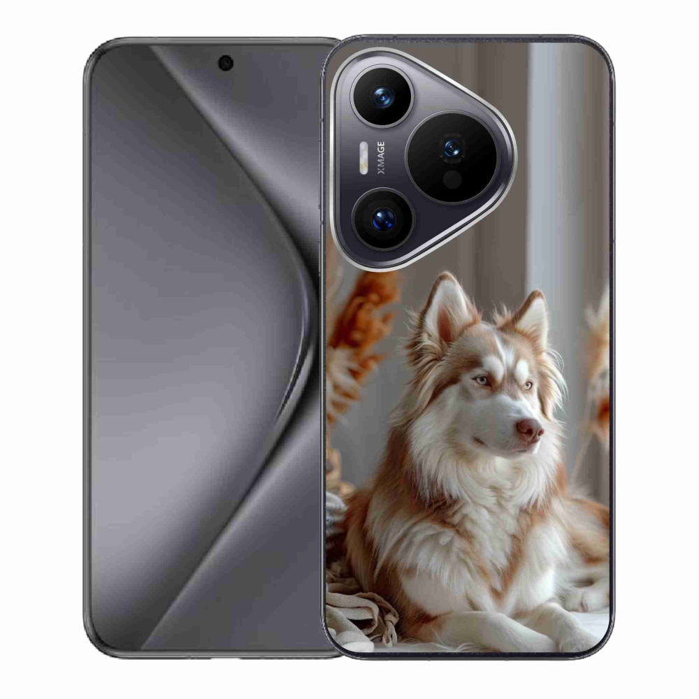 Gélový kryt mmCase na Huawei Pura 70 - pokojný sibírsky husky