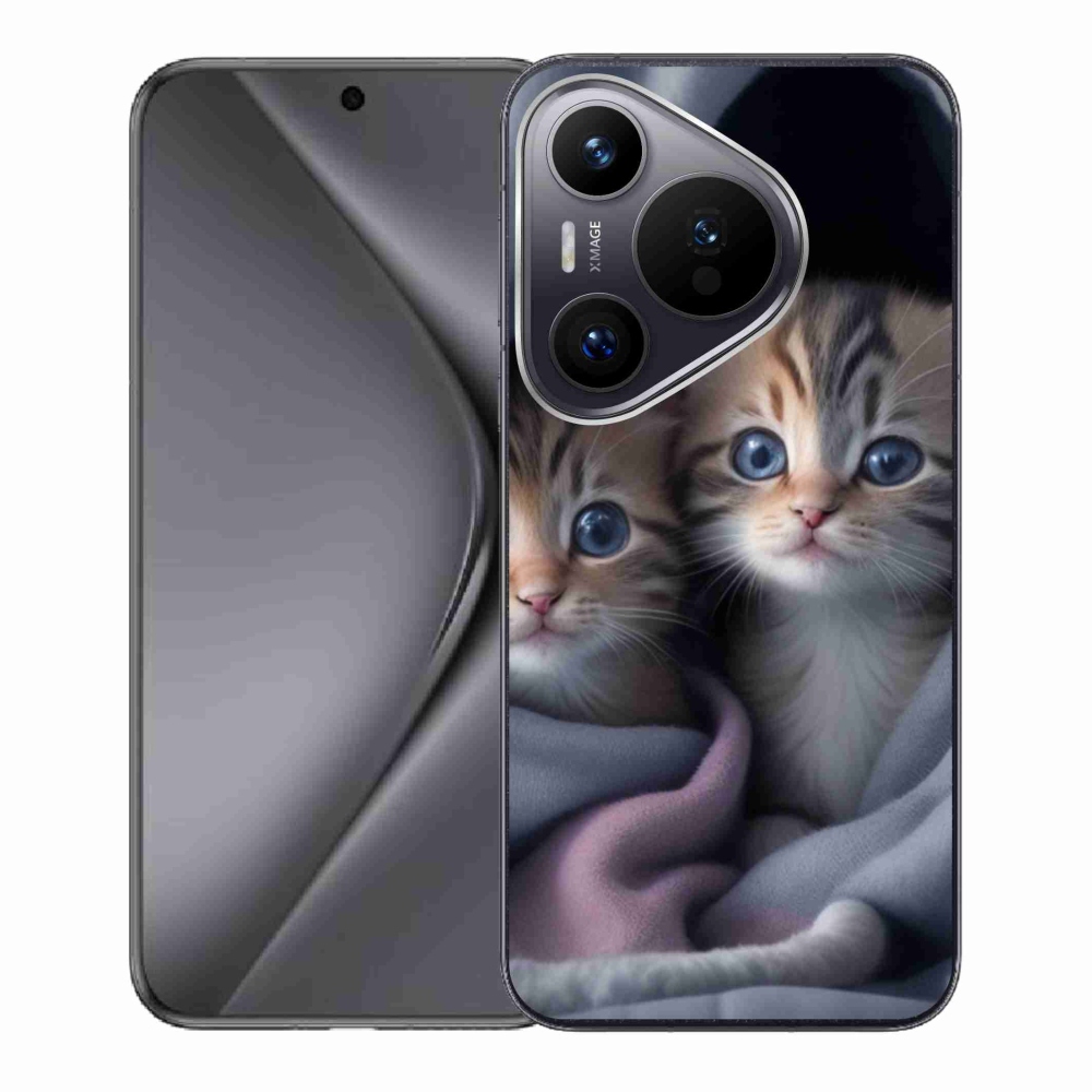 Gélový kryt mmCase na Huawei Pura 70 - mačacie duo 2