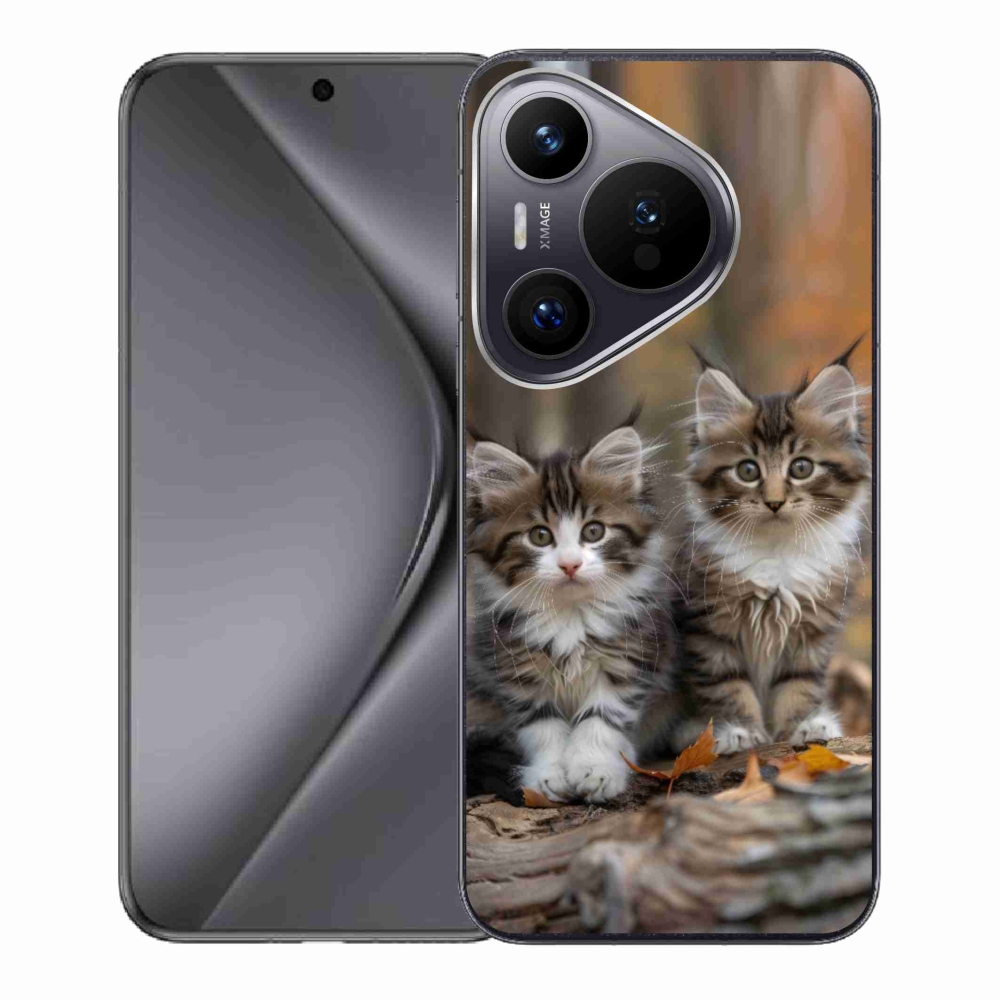Gélový kryt mmCase na Huawei Pura 70 - mačacie duo 3