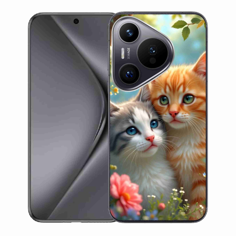 Gélový kryt mmCase na Huawei Pura 70 - mačacia láska 2