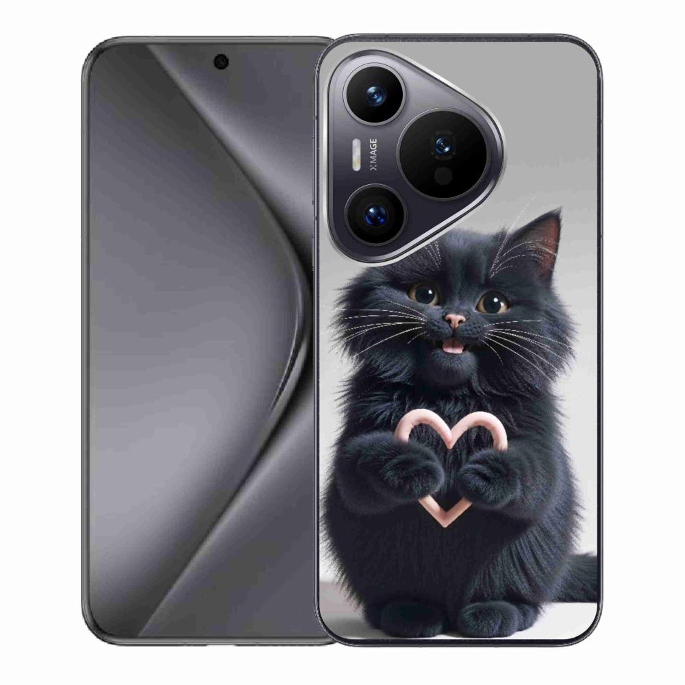 Gélový kryt mmCase na Huawei Pura 70 - mačacia láska 3
