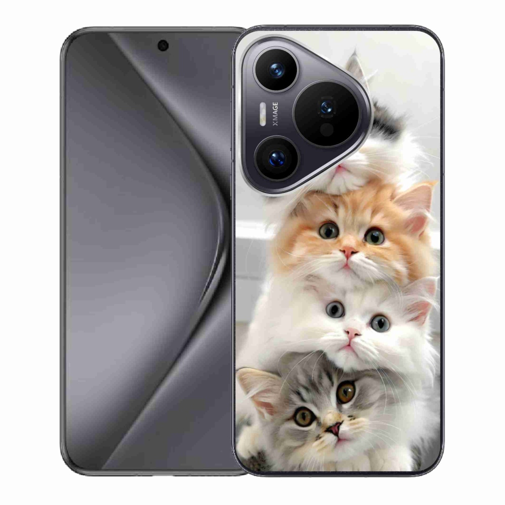 Gélový kryt mmCase na Huawei Pura 70 - mačacia partia