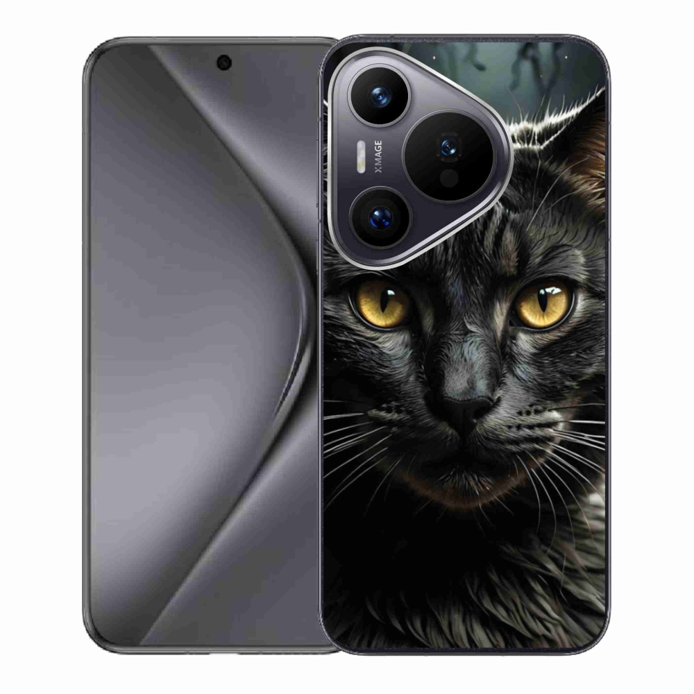 Gélový kryt mmCase na Huawei Pura 70 - mačacie pohľad 3