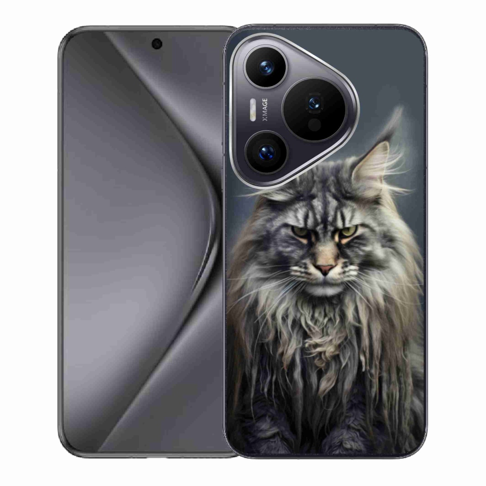 Gélový kryt mmCase na Huawei Pura 70 - mačacie pohľad 4
