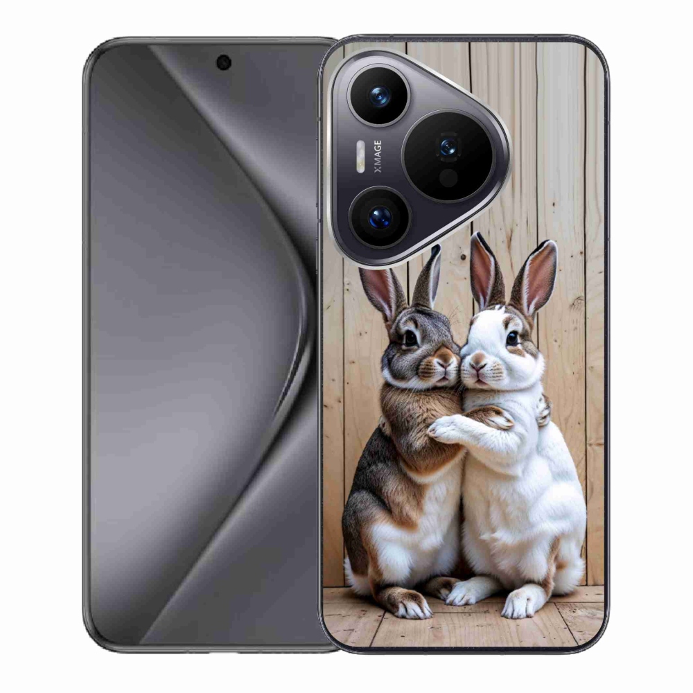Gélový kryt mmCase na Huawei Pura 70 - králičie pár