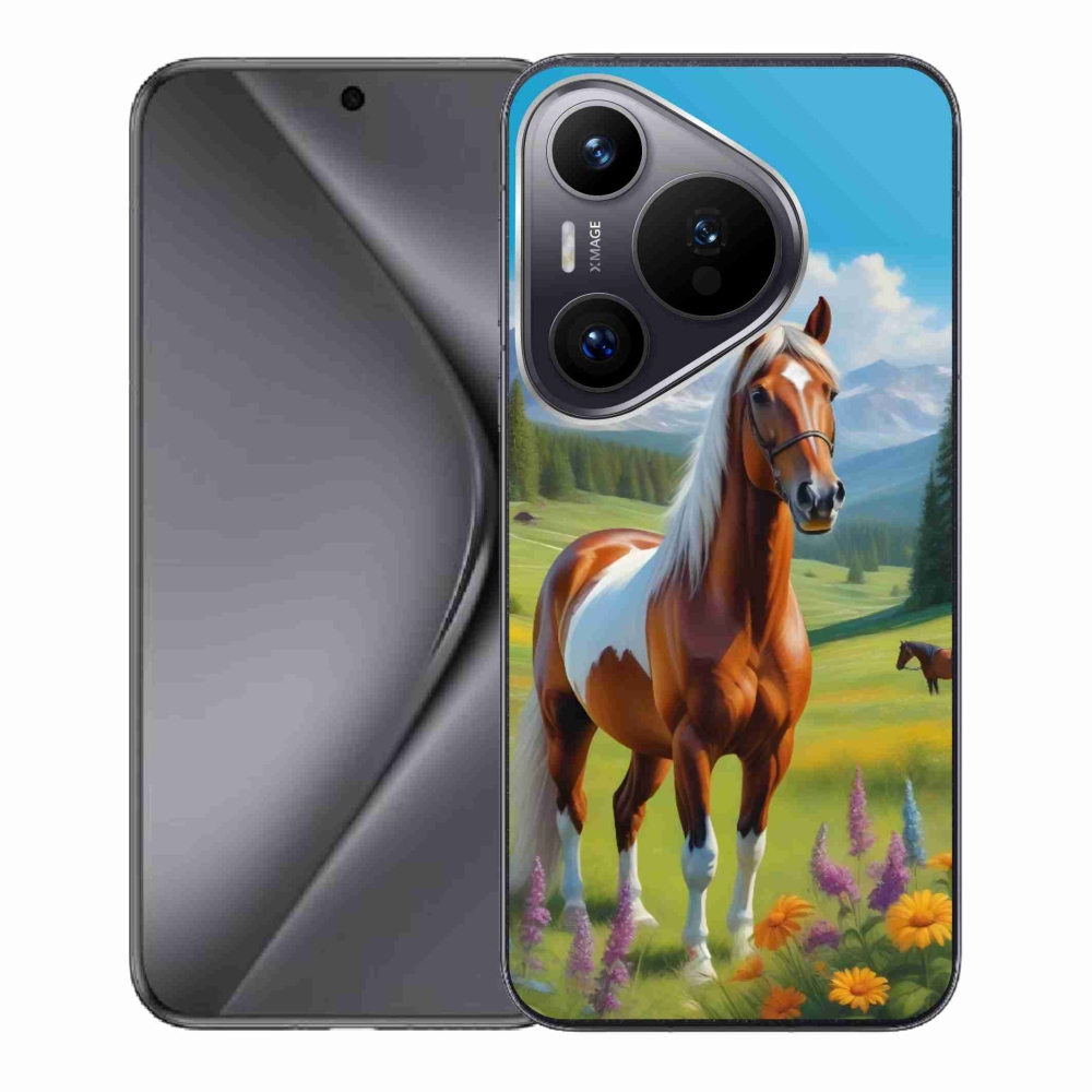 Gélový kryt mmCase na Huawei Pura 70 - kôň na lúke