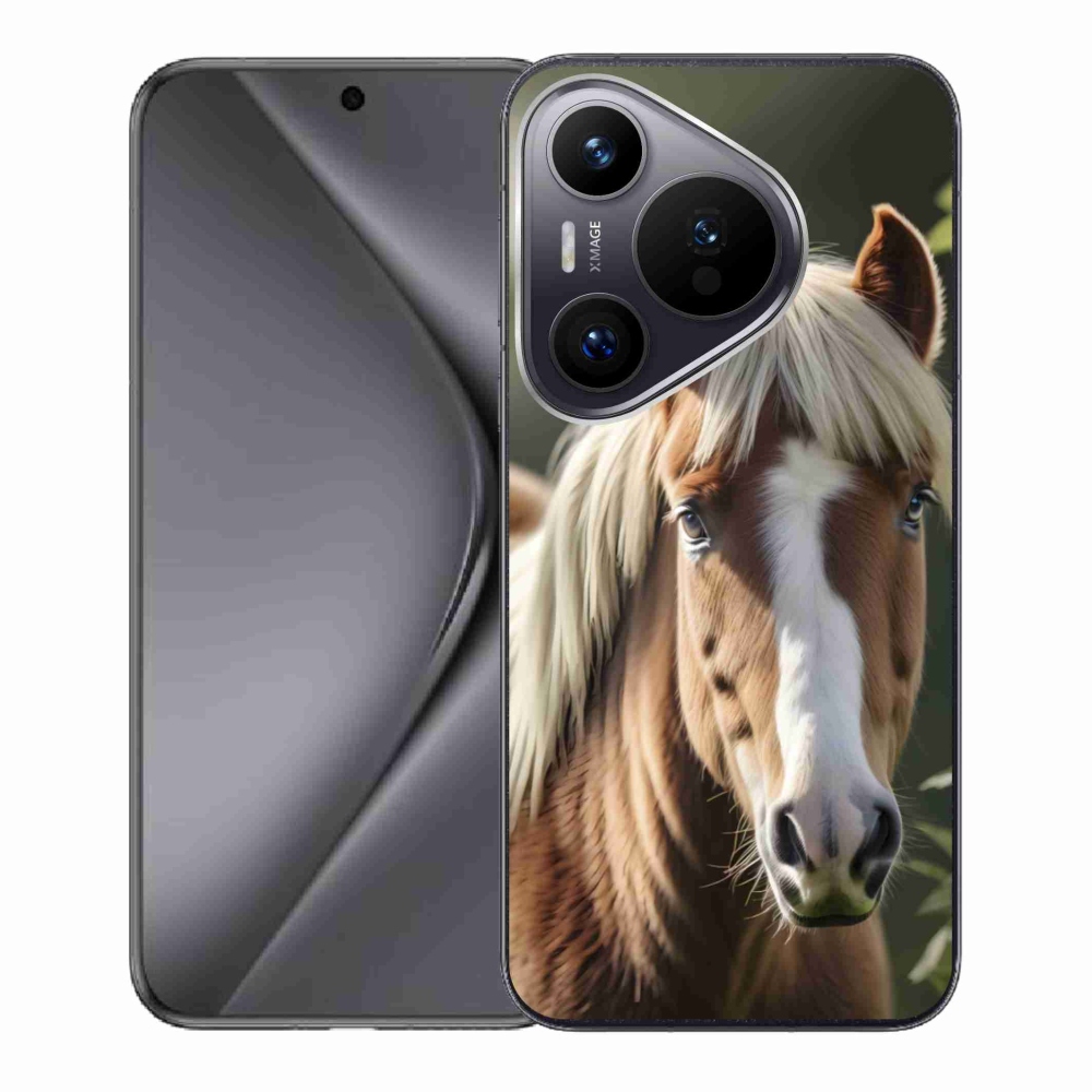 Gélový kryt mmCase na Huawei Pura 70 - kôň so svetlou hrivou