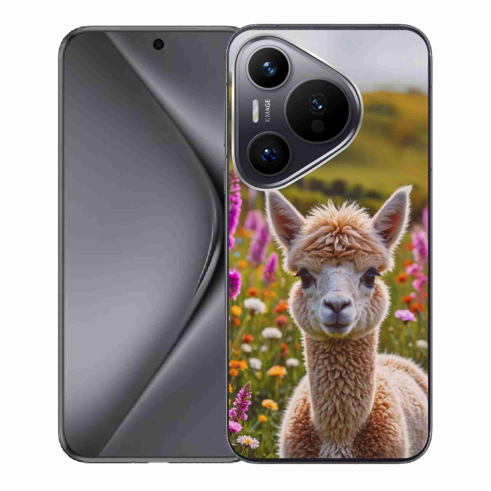 Gélový kryt mmCase na Huawei Pura 70 - lama na lúke