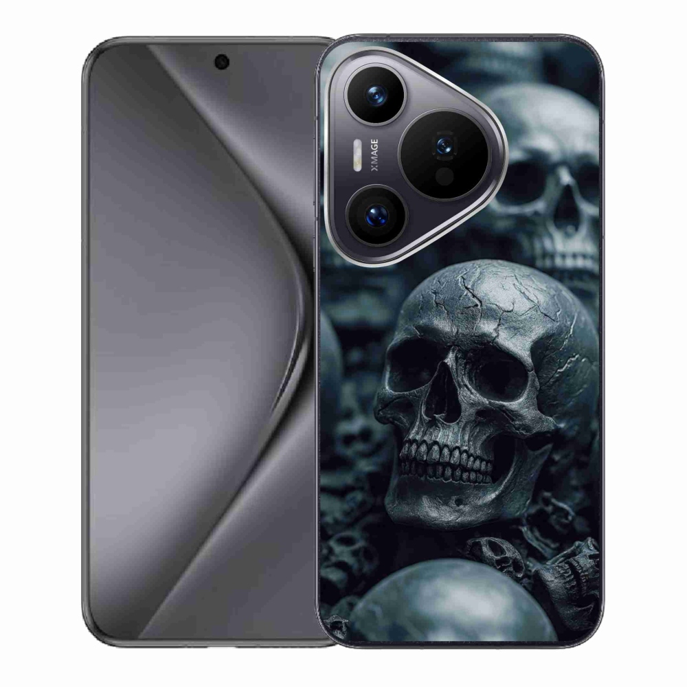 Gélový kryt mmCase na Huawei Pura 70 - lebka 2