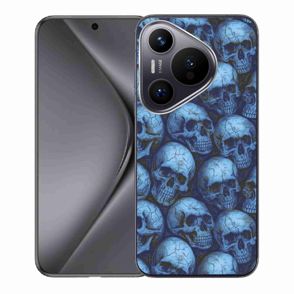 Gélový kryt mmCase na Huawei Pura 70 - lebky