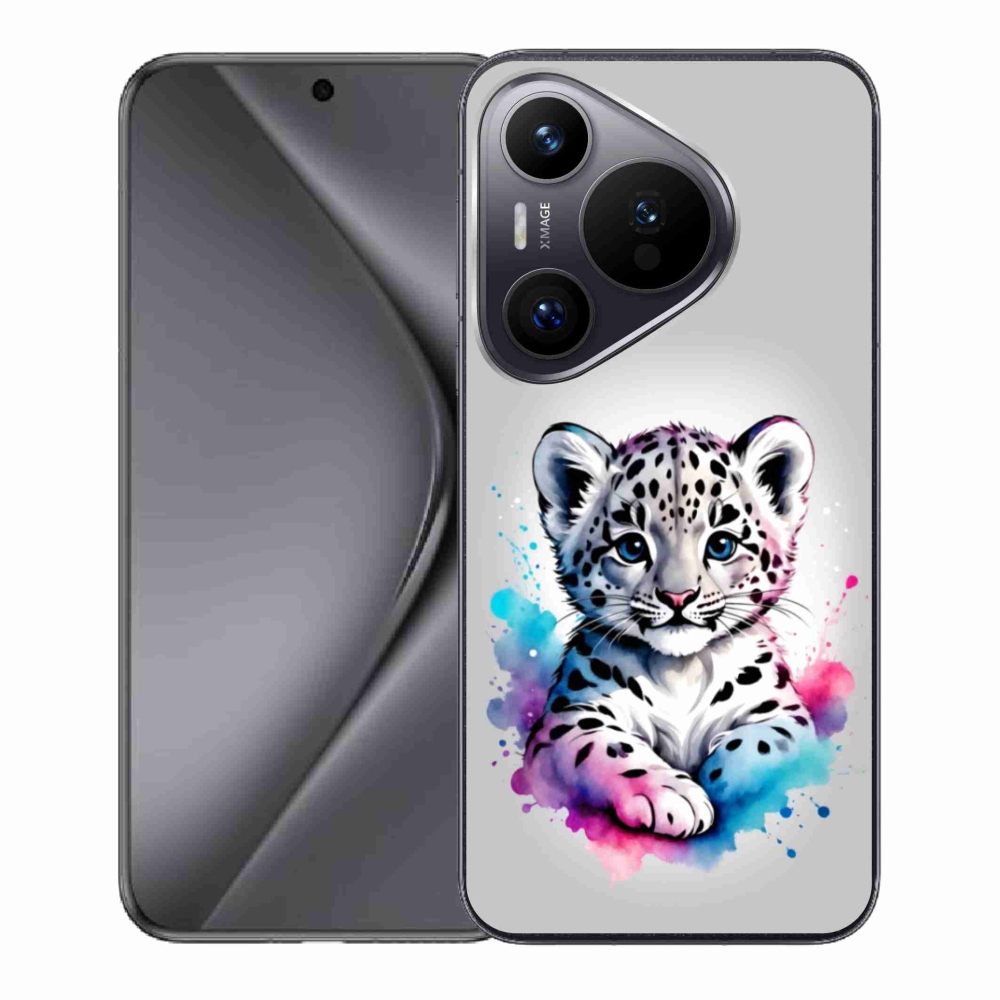 Gélový kryt mmCase na Huawei Pura 70 - leopardej mláďa