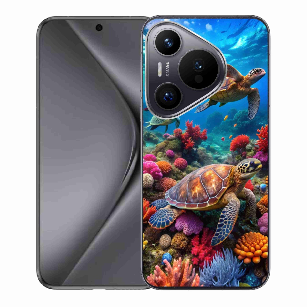 Gélový kryt mmCase na Huawei Pura 70 - morský svet 2