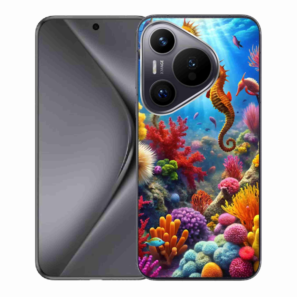 Gélový kryt mmCase na Huawei Pura 70 - morský svet 3