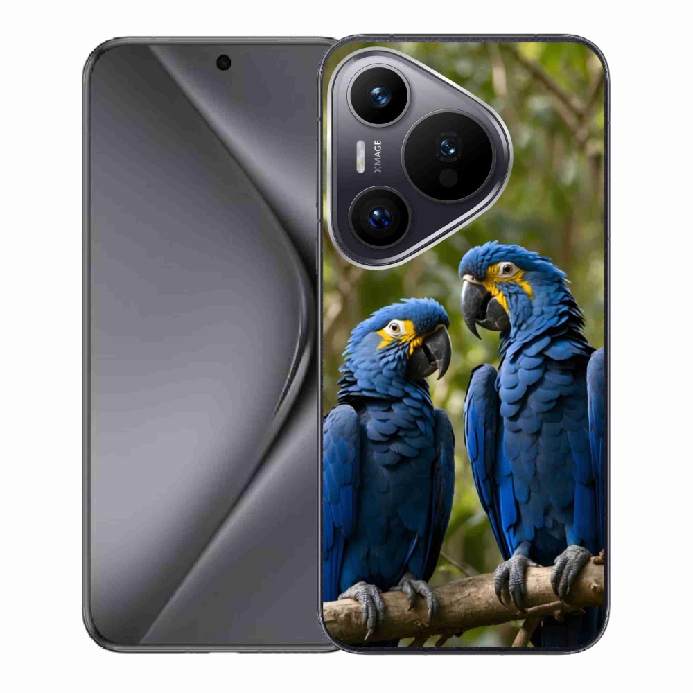 Gélový kryt mmCase na Huawei Pura 70 - papagájové duo