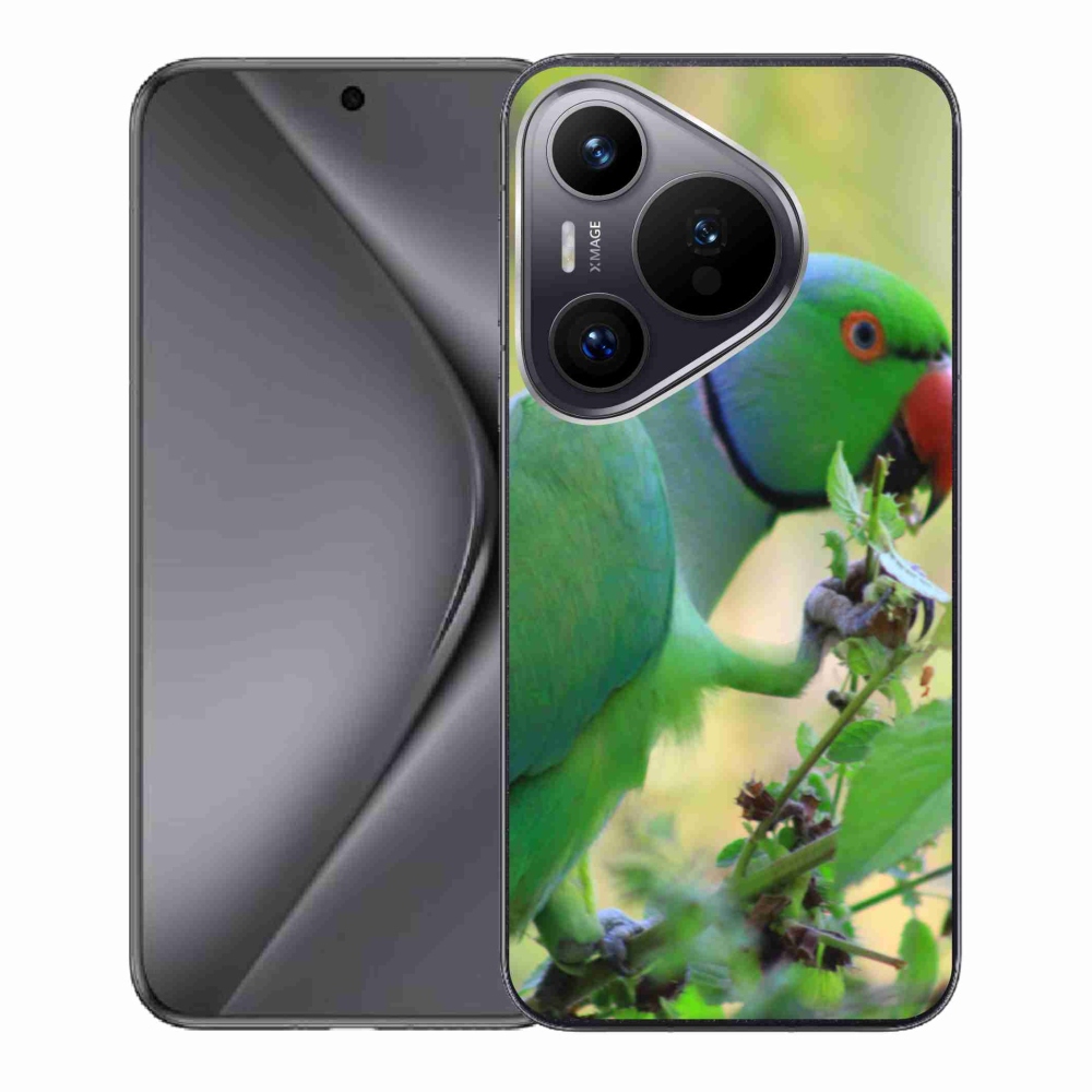 Gélový kryt mmCase na Huawei Pura 70 - papagáj Alexandr