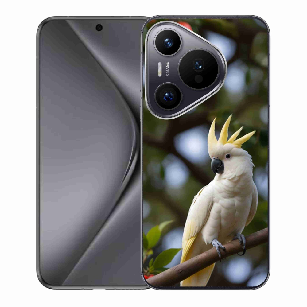 Gélový kryt mmCase na Huawei Pura 70 - papagáj kakadu 3