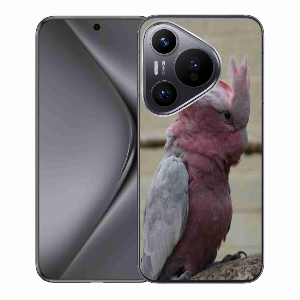 Gélový kryt mmCase na Huawei Pura 70 - papagáj kakadu ružový