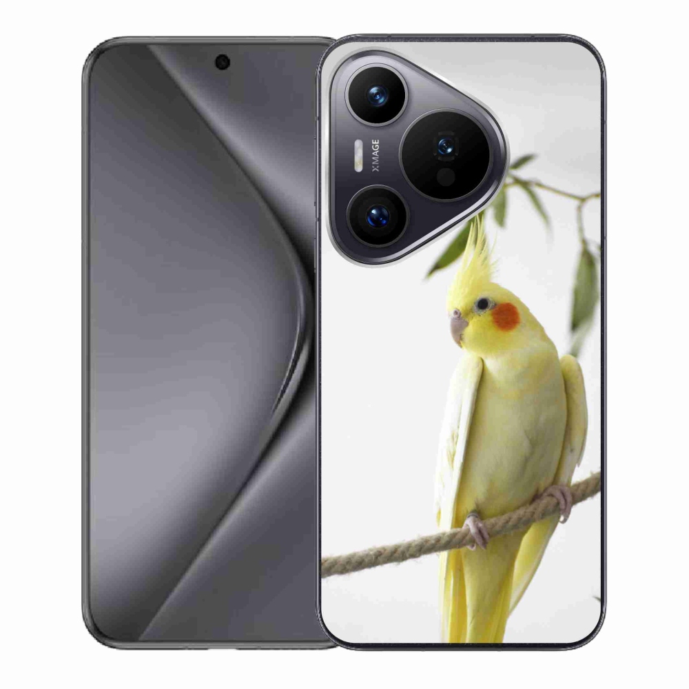 Gélový kryt mmCase na Huawei Pura 70 - papagáj korela chocholatá