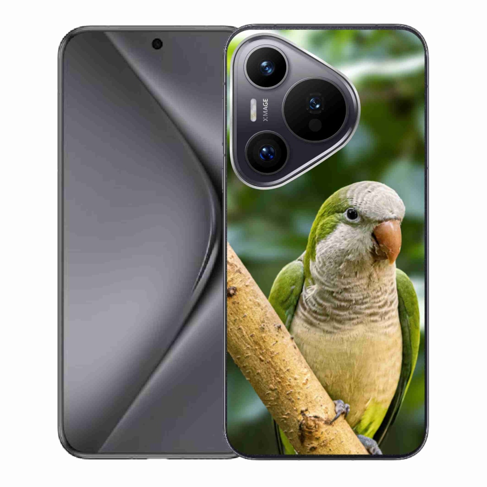 Gélový kryt mmCase na Huawei Pura 70 - papagáj mníšok