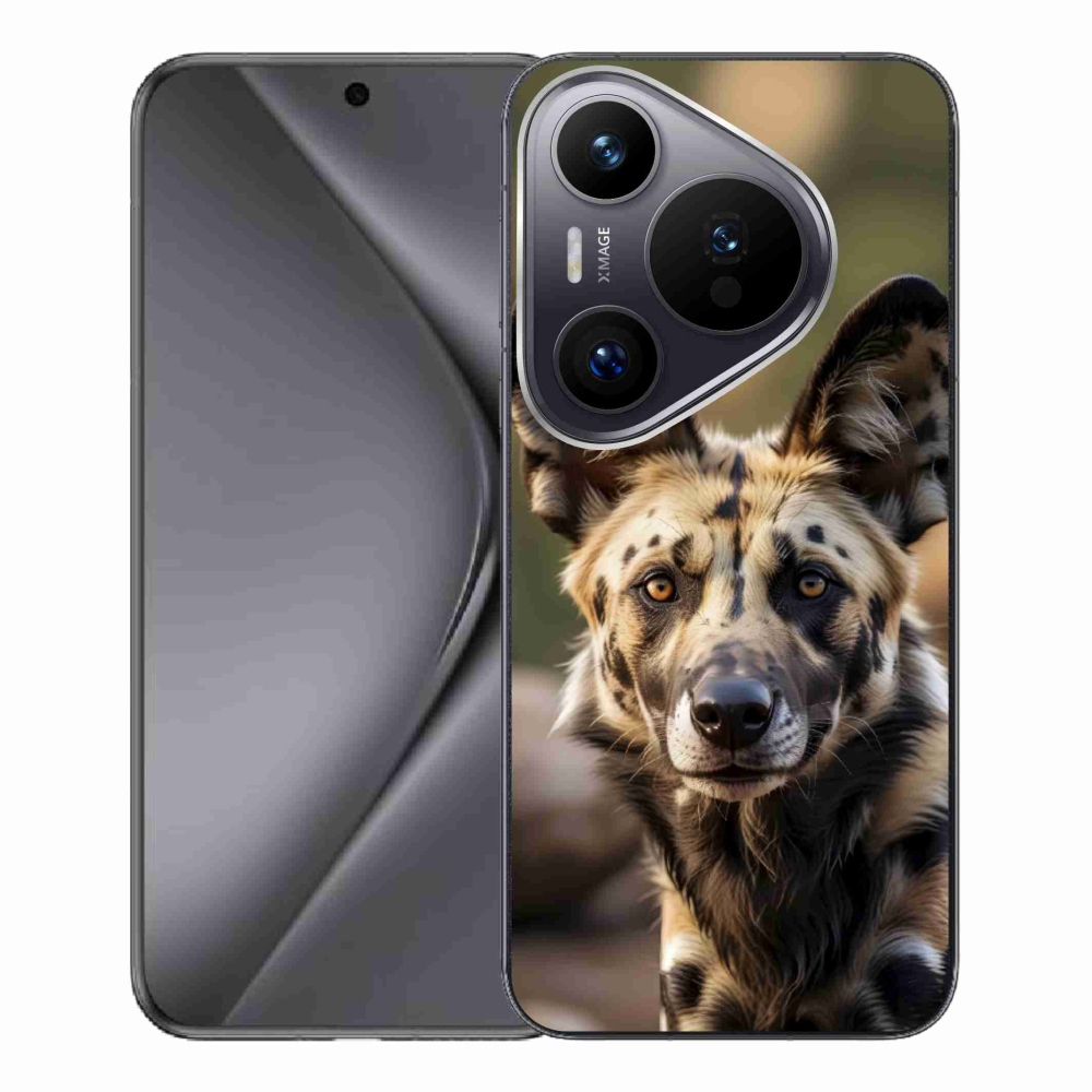Gélový kryt mmCase na Huawei Pura 70 Pro - africký divoký pes