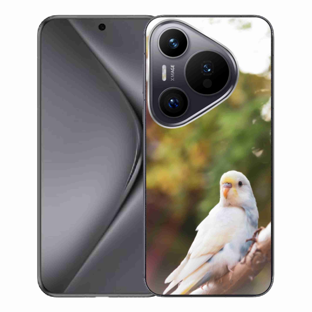 Gélový kryt mmCase na Huawei Pura 70 Pro - andulka biela