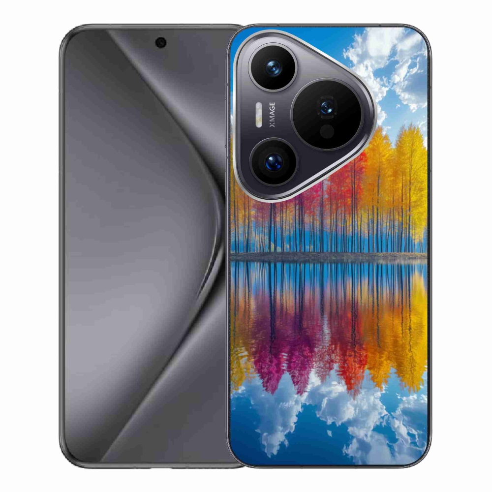 Gélový kryt mmCase na Huawei Pura 70 Pro - farebné stromy