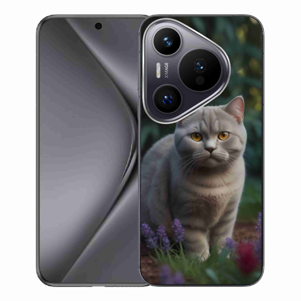 Gélový kryt mmCase na Huawei Pura 70 Pro - britská mačka
