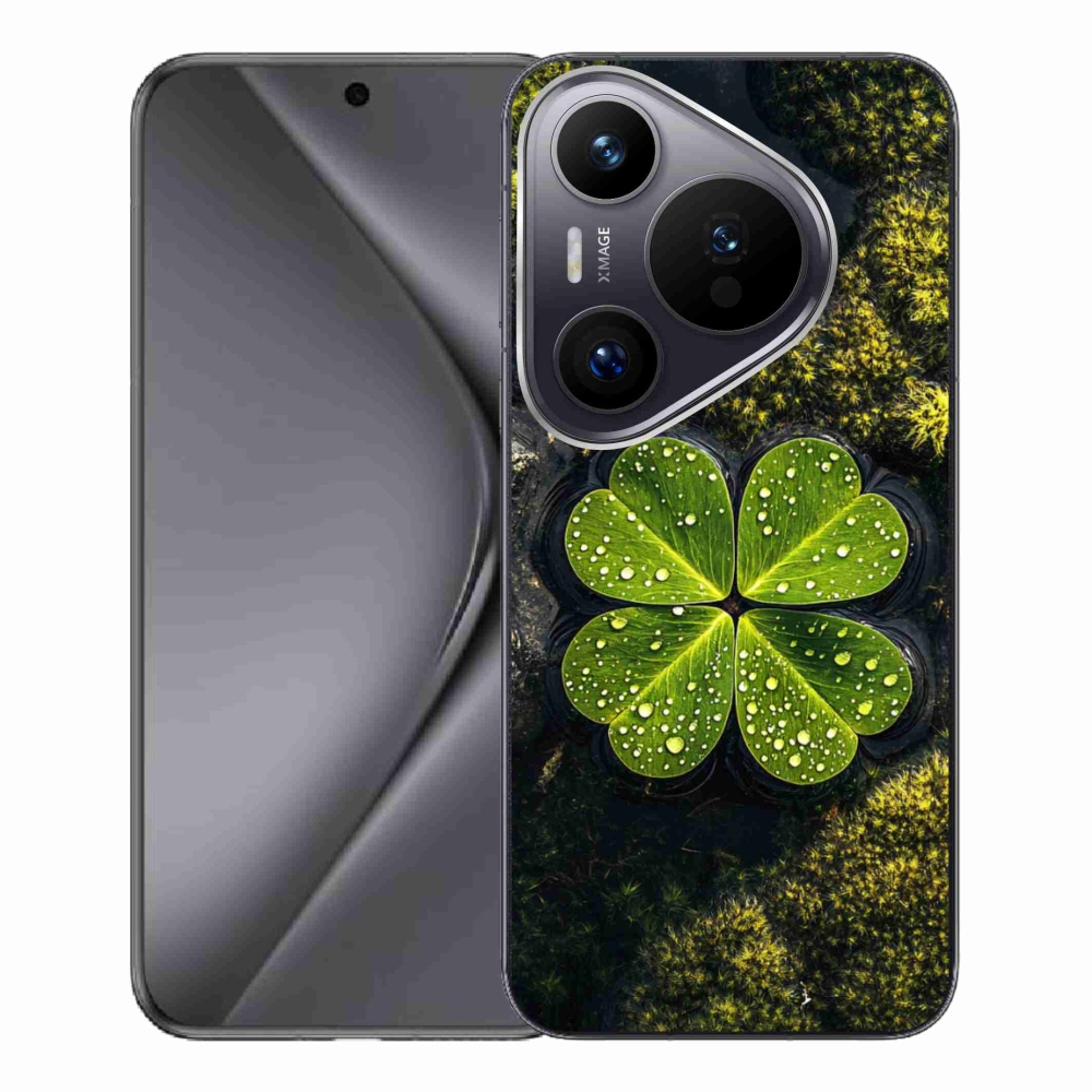 Gélový kryt mmCase na Huawei Pura 70 Pro - štvorlístok