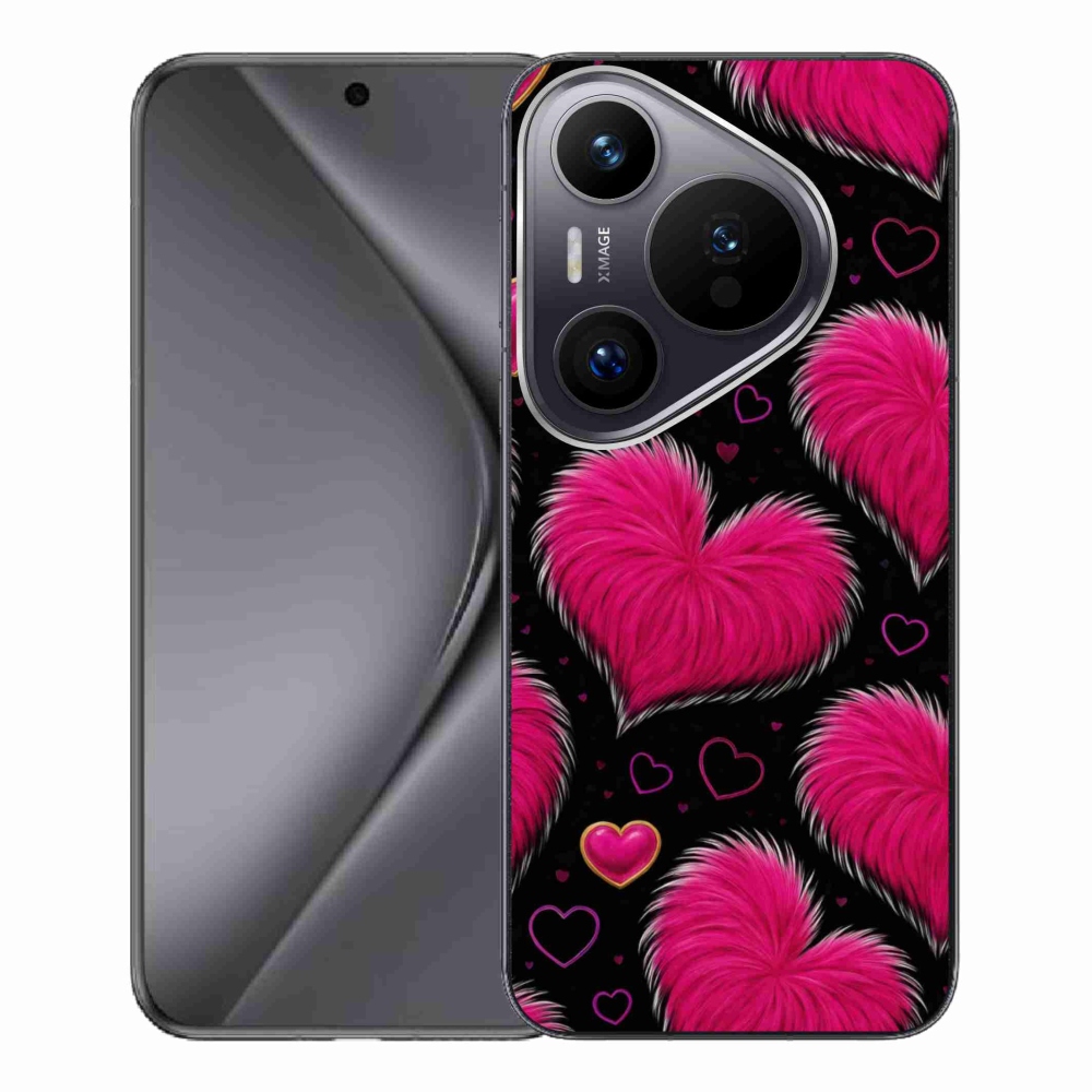 Gélový kryt mmCase na Huawei Pura 70 Pro - hebké srdce