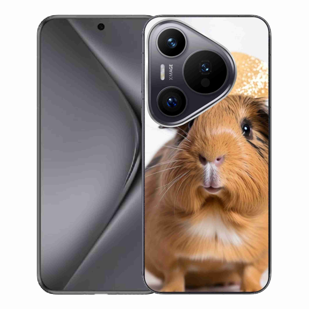 Gélový kryt mmCase na Huawei Pura 70 Pro - hnedé morča