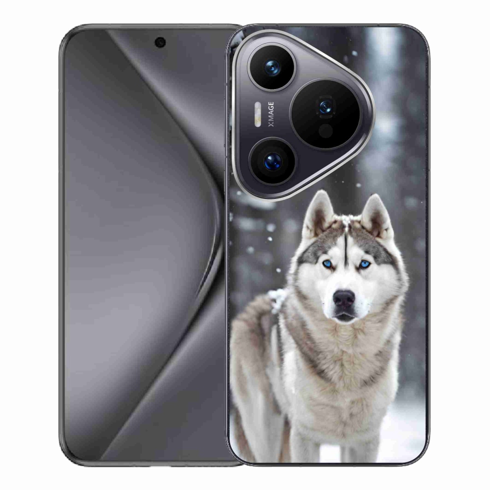 Gélový kryt mmCase na Huawei Pura 70 Pro - husky 2