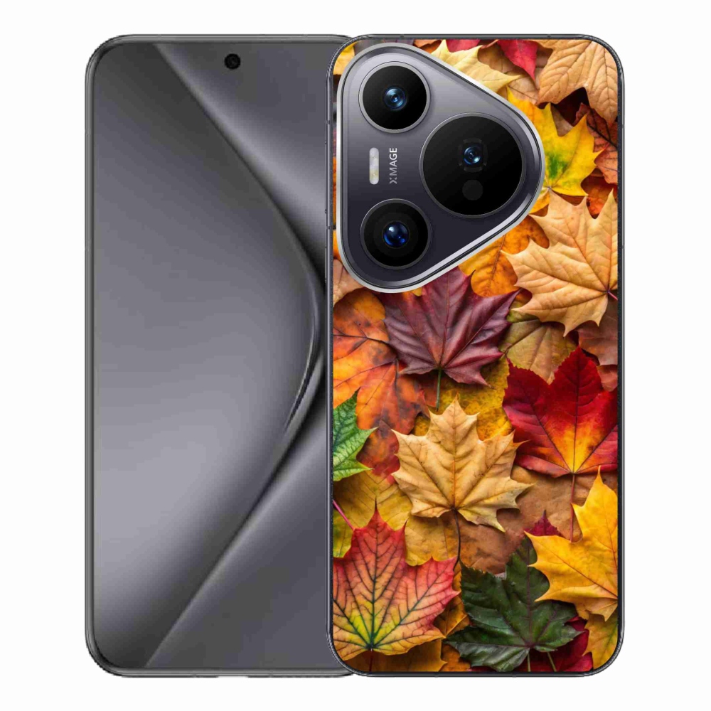 Gélový kryt mmCase na Huawei Pura 70 Pro - javorové listy 2