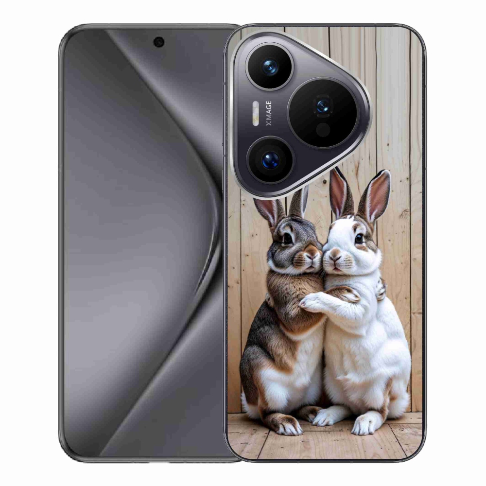 Gélový kryt mmCase na Huawei Pura 70 Pro - králičie pár