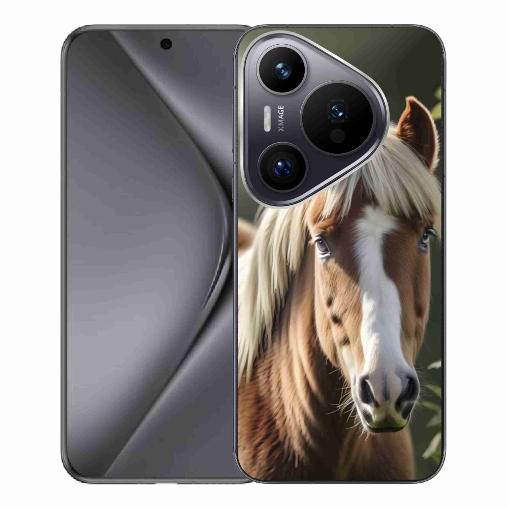 Gélový kryt mmCase na Huawei Pura 70 Pro - kôň so svetlou hrivou