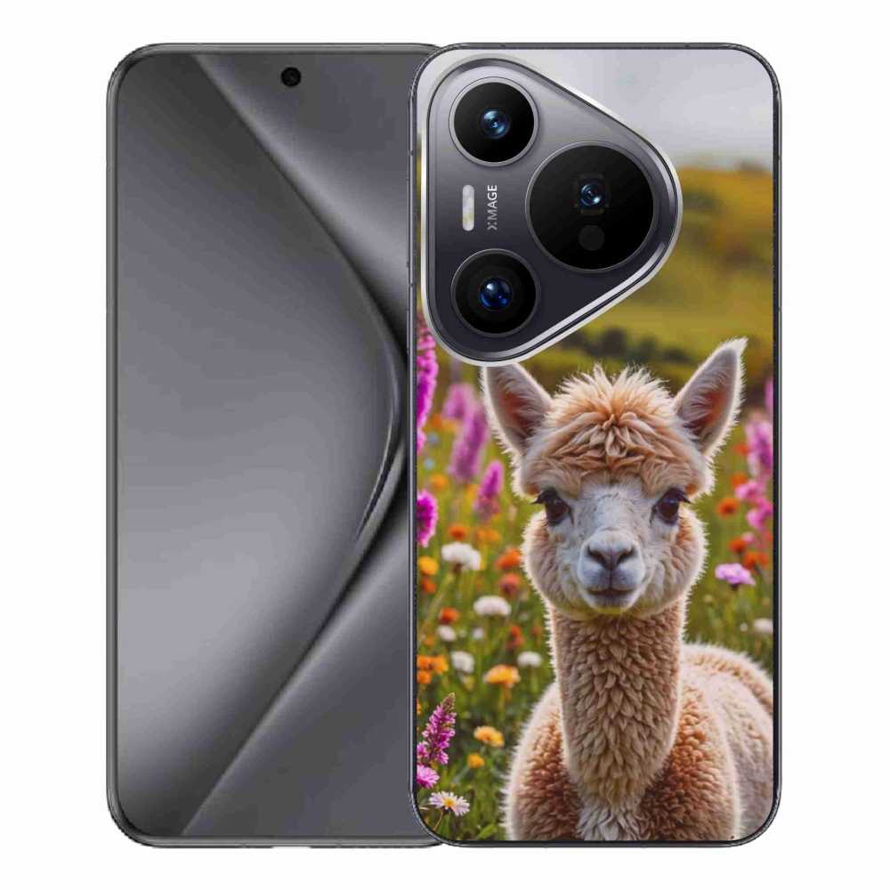 Gélový kryt mmCase na Huawei Pura 70 Pro - lama na lúke