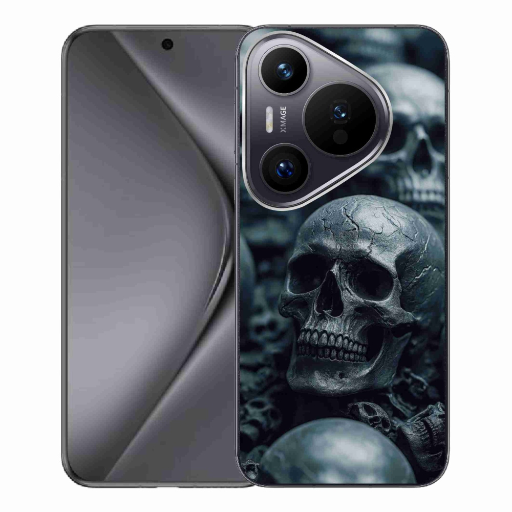 Gélový kryt mmCase na Huawei Pura 70 Pro - lebka 2