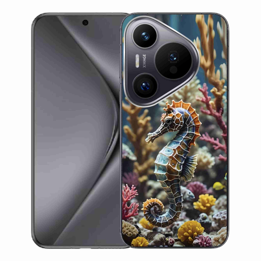 Gélový kryt mmCase na Huawei Pura 70 Pro - morský koník 2